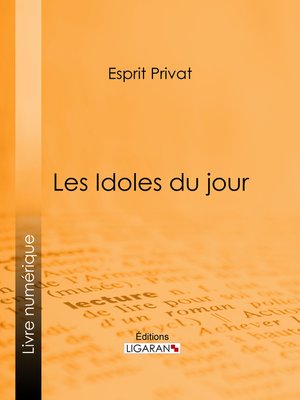 cover image of Les Idoles du jour